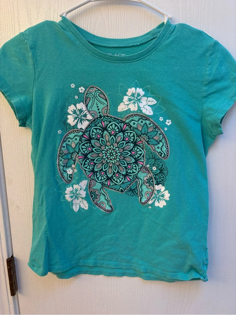 The Children's Place Teal Sea Turtle Mandala Tee
